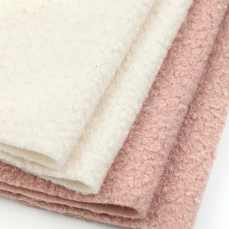 100% πολυεστέρα Sherpa Teddy Fleece Fabric για σακάκι παλτό