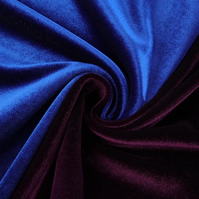 90% πολυεστέρας 10% spandex Velvet ύφασμα
