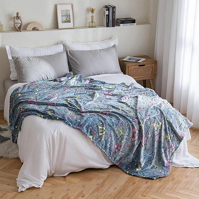 Butterfly Pattern Luminous Blanket