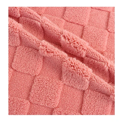 Ελέγξτε το Jacquard Lamb Sherpa Fabric