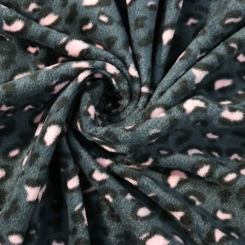 Λεοπάρ   Στάμπα   Polar   Fleece   Rib   Ύφασμα