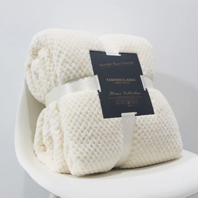 Κουβέρτα Sherpa Check Jacquard Ανανά