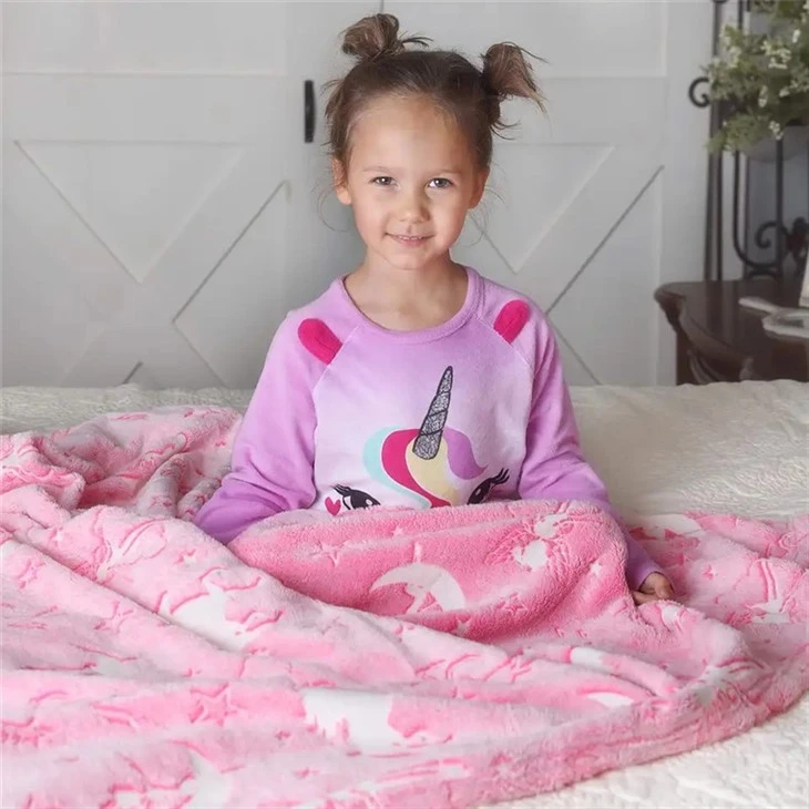 pink blanket for kids