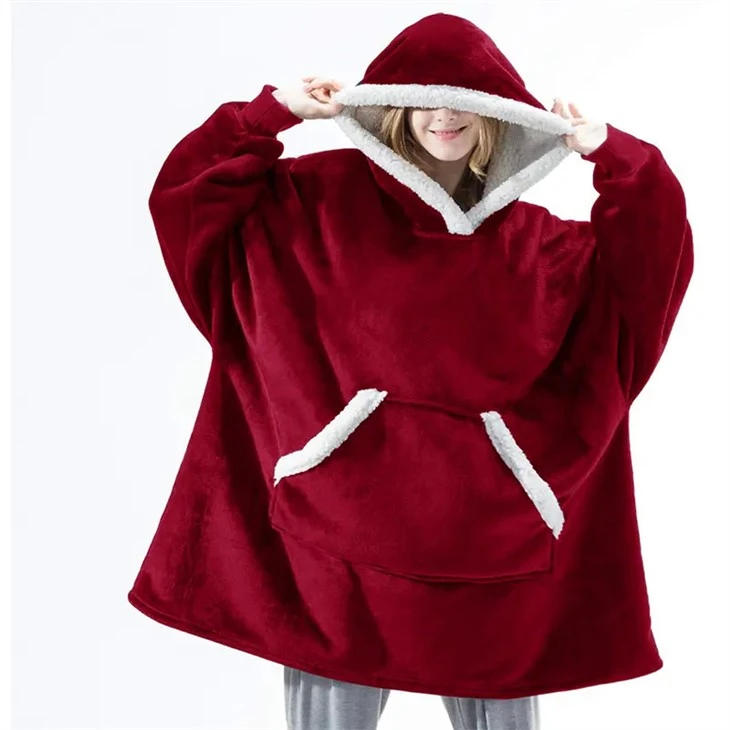 Polar Fleece Hoodie Blanket Free Sample