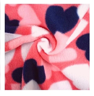 Love Print Ύφασμα από Polar Fleece διπλής όψης