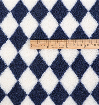 Μία πλευρική εκτύπωση Sherpa Fleece Fabric για ρούχο