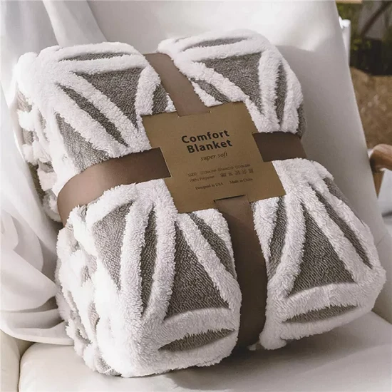 Ρίξτε κουβέρτα Flannel Sherpa Fleece