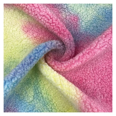 Ύφασμα Tie Dye Sherpa Fleece