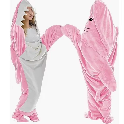 Shark Hoodie Blanket